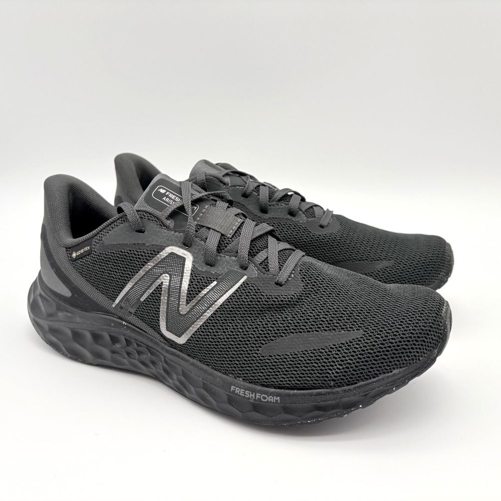 New Balance Fresh Foam Arishi v4 GTX Running Shoes Mens Size 9D Black Waterproof